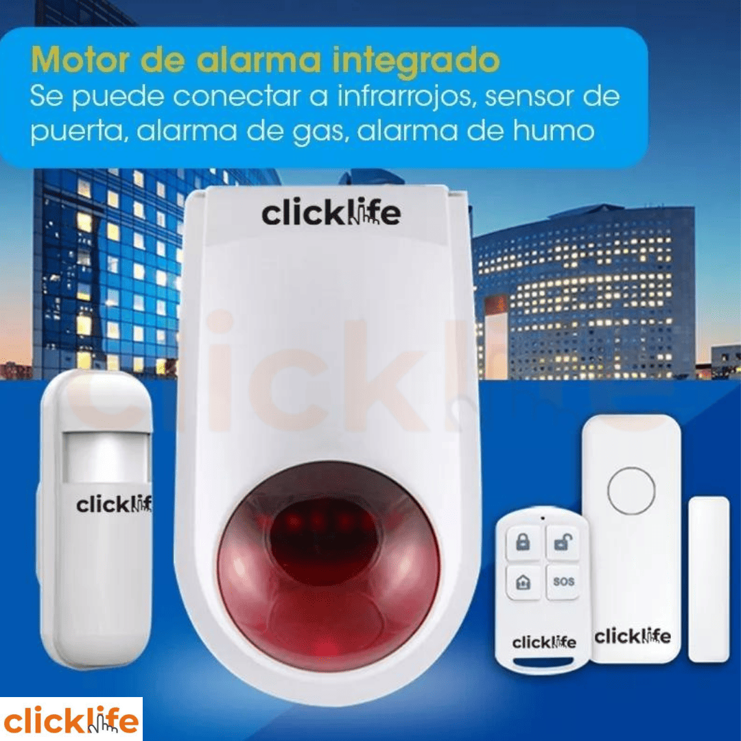 Allarme Acustico E Luminoso Solare Wireless 433MHZ Con Sirena Esterna - Foto 6