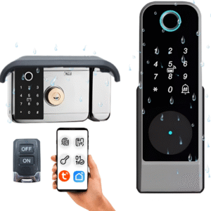 Cerradura Inteligente Wifi 5 Modos De Apertura Exterior Con Control Remoto