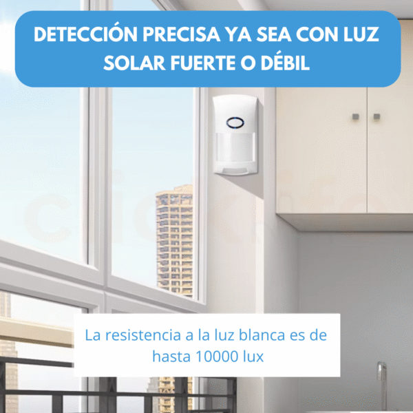 Sensor de Movimiento Antimascota de interior RF 433MHz - Imagen 6