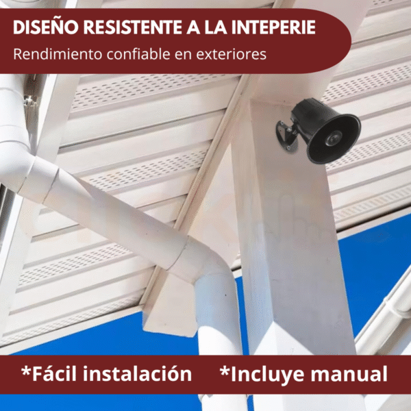 Sirena Wifi Exterior Potente 15W  Para Panel de Alarma App Smartlife o Tuya smart - Imagen 5