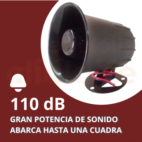 Sirena Wifi Exterior Potente 15W  Para Panel de Alarma App Smartlife o Tuya smart - Imagen 3