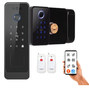 Cerradura Inteligente Wifi 7 Modos De Apertura Reconocimiento Facial Exterior Con Control Remoto