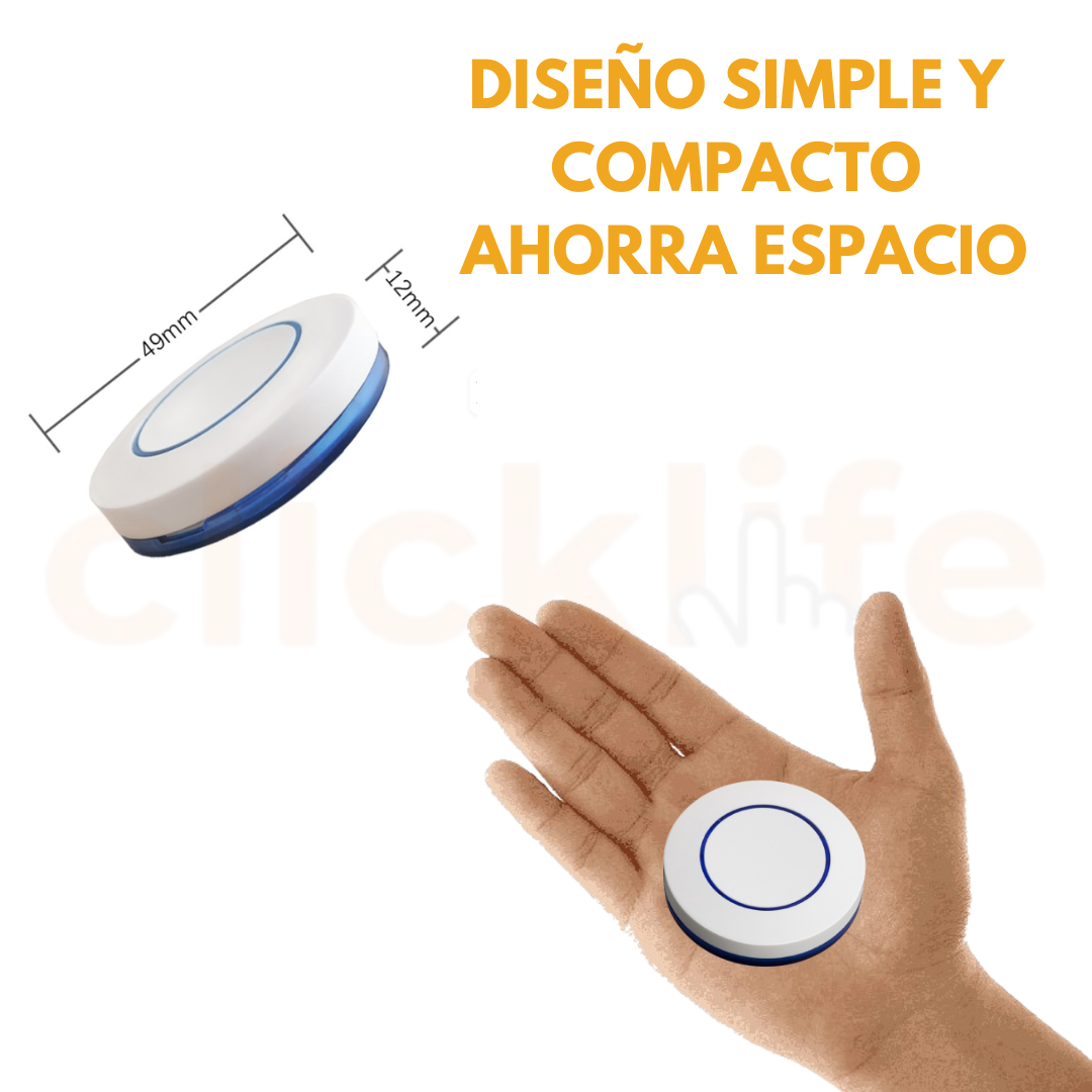 Botón Pánico Inalámbrico Sos Para Panel de Alarma Frecuencia 433 mHz - Imagen 6