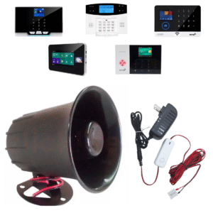 Sirena Exterior 15w Para Panel de Alarma con Adaptador Alámbrica