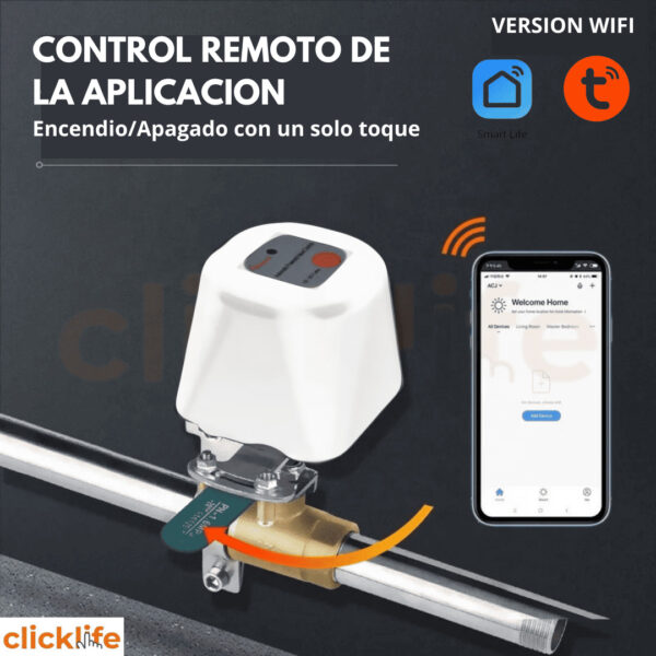 Llave Agua/gas Válvula Wifi App Smart Life - Imagen 7