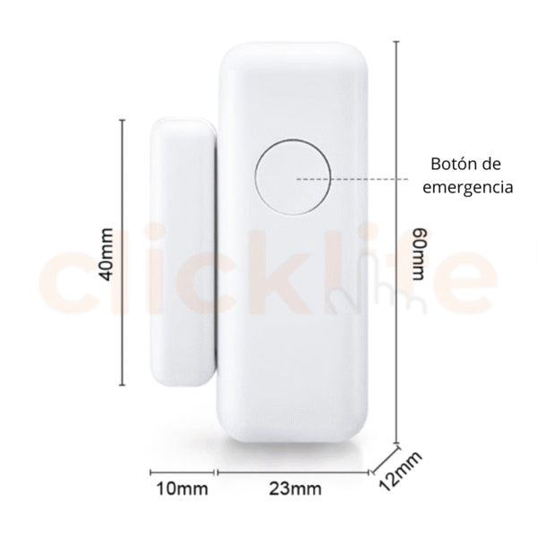 Sensor Magnético Puerta-ventana Inalámbrico Bidireccional - Imagen 6