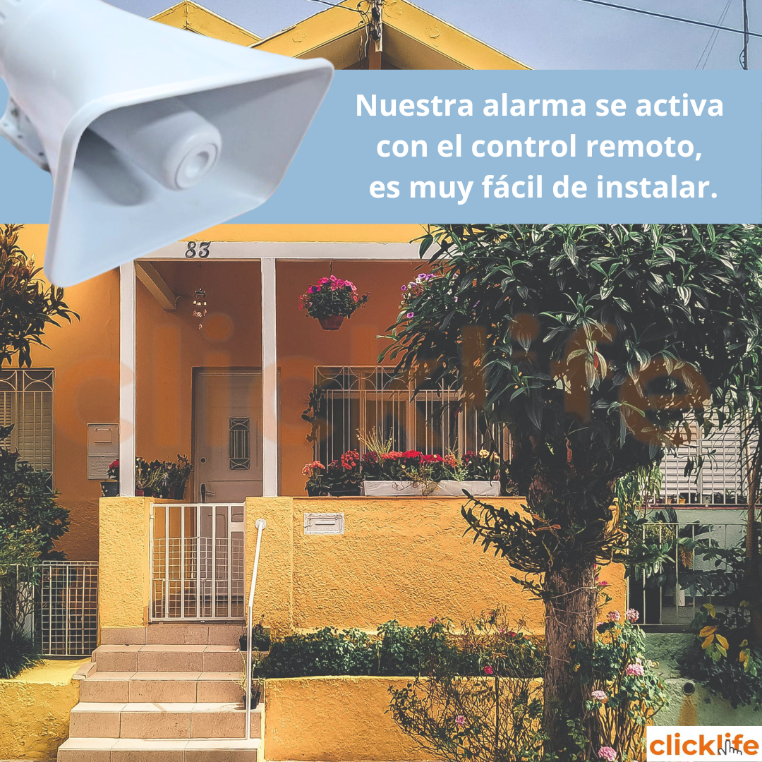 Sirena Alarma Vecinal Casa Negocio Seguridad Control Remoto - Imagen 4