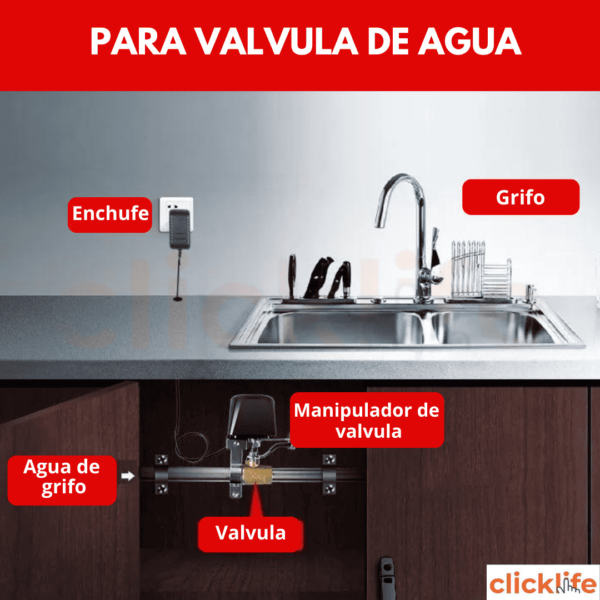 Llave Agua/gas Válvula Wifi App Smart Life - Imagen 9