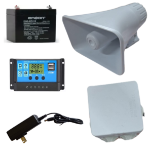 Sistema De Bateria De Respaldo Para Alarma Con Sirena De 30