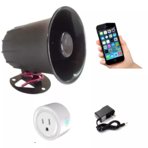 Sirena Wifi Exterior Potente 15 W App Smartlife Inalámbrica
