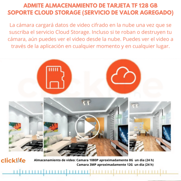 Cámara Seguridad Wifi Ptz 6mp Exterior 360 Alarma Zoom Tuya - Imagen 10