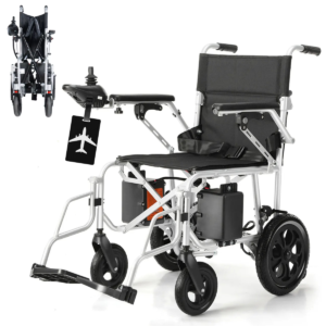 Silla De Ruedas Eléctrica Plegable Ligera Transportable En Avión