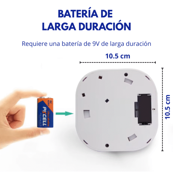 Detector De Humo Fotoeléctrico Inalámbrico Alarmas 433 Mhz - Imagen 3
