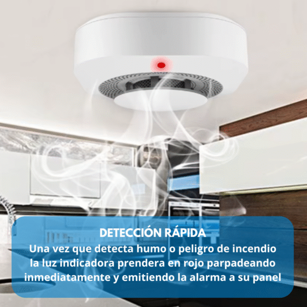 Detector De Humo Fotoeléctrico Inalámbrico Alarmas 433 Mhz - Imagen 4