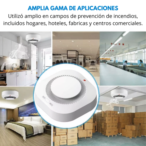 Detector De Humo Fotoeléctrico Inalámbrico Alarmas 433 Mhz - Imagen 9