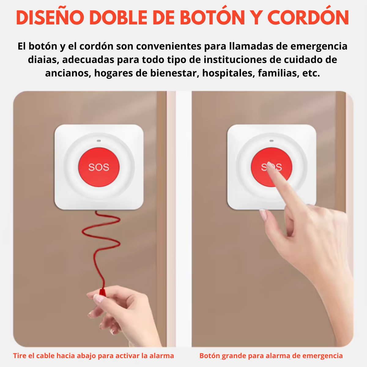 Botón de Pánico Sos Wifi Inalámbrico Sistema de Alarma - Imagen 8