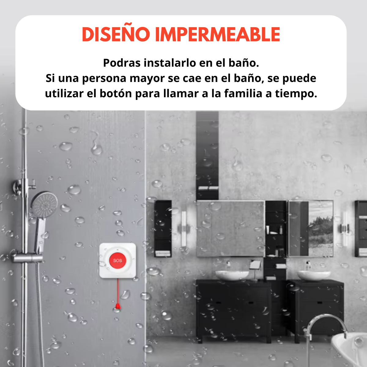 Botón de Pánico Sos Wifi Inalámbrico Sistema de Alarma - Imagen 7