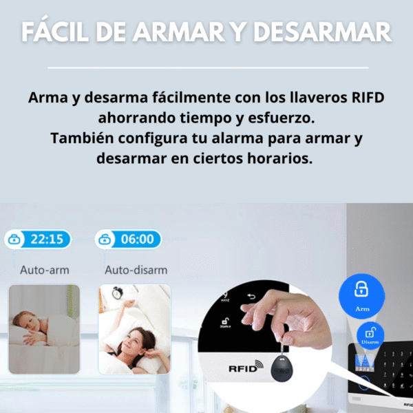 Alarma 401 Casa Negocio Wifi Inalambrica Kit 6 Sensores - Imagen 10
