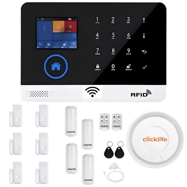 Alarma 401 Casa Negocio Wifi Inalambrica Kit 10 Sensores