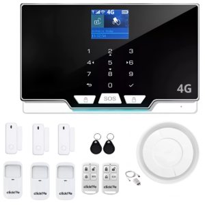 Panel De  Alarma Casa Negocio Gsm 4G Wifi Inalámbrica Kit 6