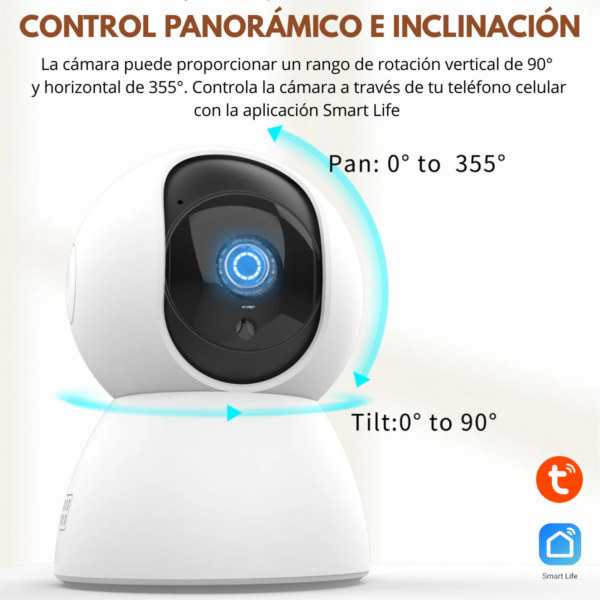 Kit Camara Con Alarma Sensor Apertura Control App Smart Life - Imagen 9