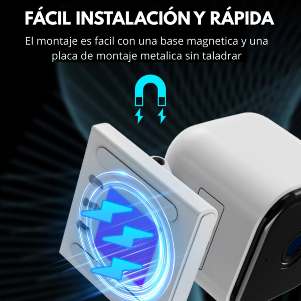 Cámara Wifi 4mp Exterior Bidireccional Google Alexa - Imagen 2