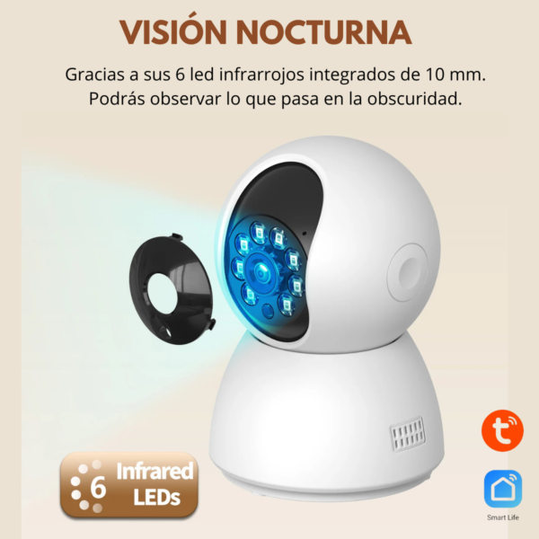 Kit Camara Con Alarma Sensor Apertura Control App Smart Life - Imagen 10