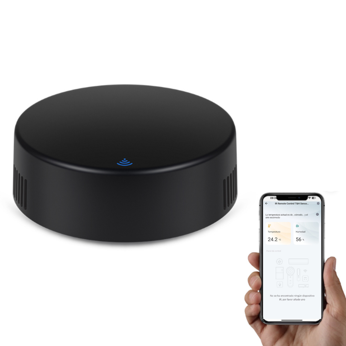 Control Remoto Ir Universal Wifi Temperatura Y Humedad Alexa Y Google