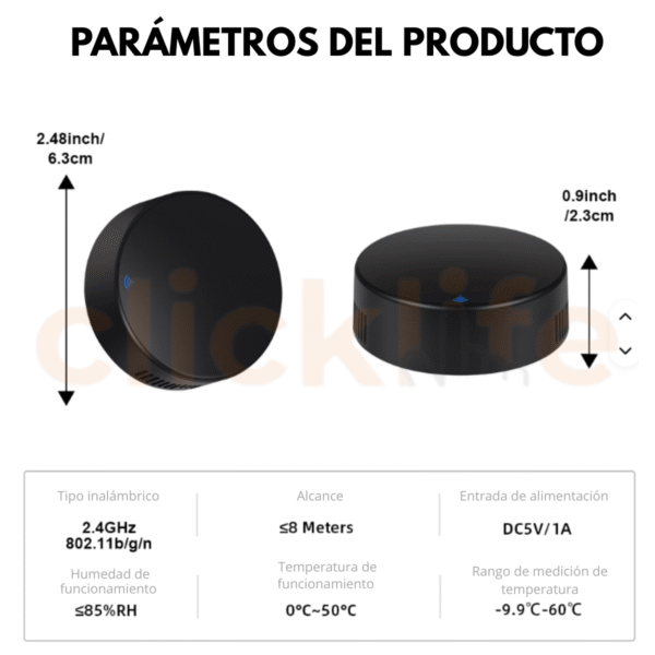 Control Remoto Ir Universal Wifi Temperatura Y Humedad Alexa Y Google - Imagen 12