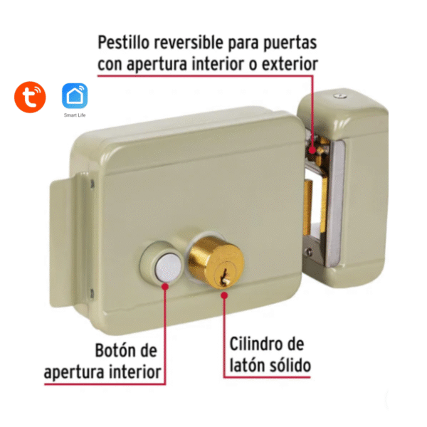 Timbre Video Portero Monitor Ip Touch 10 Pulgadas Chapa Wifi Izquierda o Derecha - Imagen 10