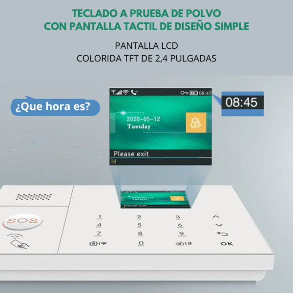 Alarma Casa Negocio 2G Wifi Kit 9 Sensores - Imagen 7