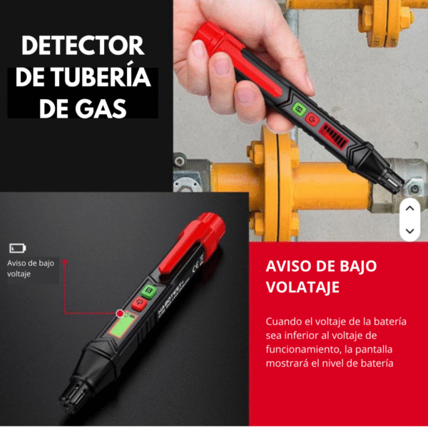 Detector Portátil De Fugas De Gas De Mano Alta Precisión - Imagen 2
