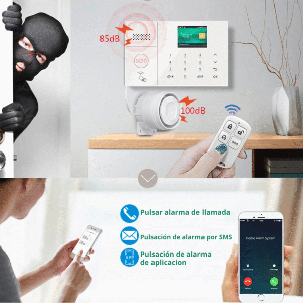 Alarma Casa Negocio 2G Wifi Kit 9 Sensores - Imagen 5