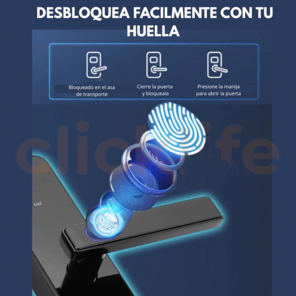 Cerradura Inteligente Ttlock 5 Modos Cerrojo 4 pasadores - Imagen 4