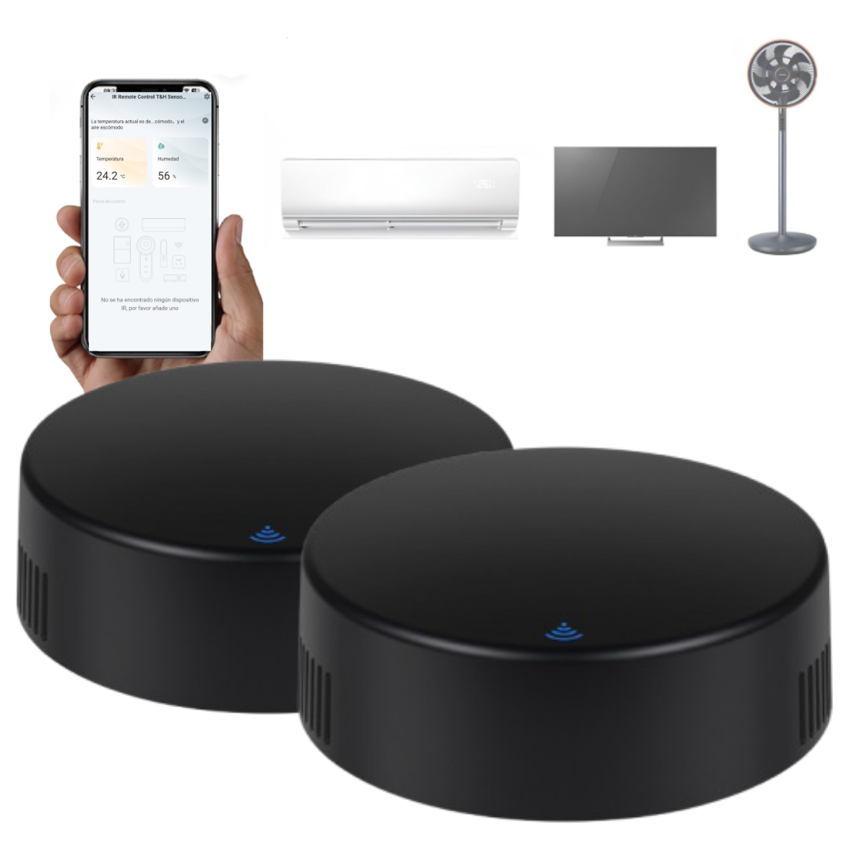 Control Remoto Ir Universal Wifi Temperatura y Humedad Alexa Y Google