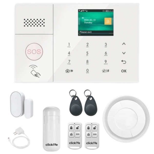 Alarma 2G Casa Negocio Wifi Inalámbrica Touch Kit 2 Sensores