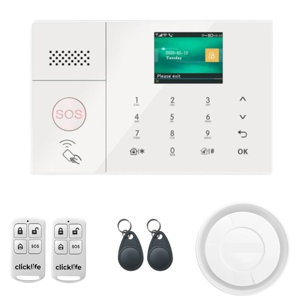 Alarma Para Casa O Negocio Panel De Repuesto Alarma Wi-fi Sin Sensores