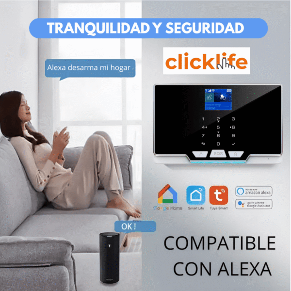 Alarma Casa Negocio Gsm 3G Wifi Inalámbrica Kit 6 Sensores - Imagen 3
