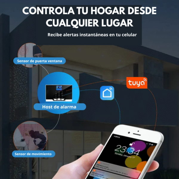 Alarma Casa Negocio Gsm 3G Wifi Inalámbrica Kit 6 Sensores - Imagen 5