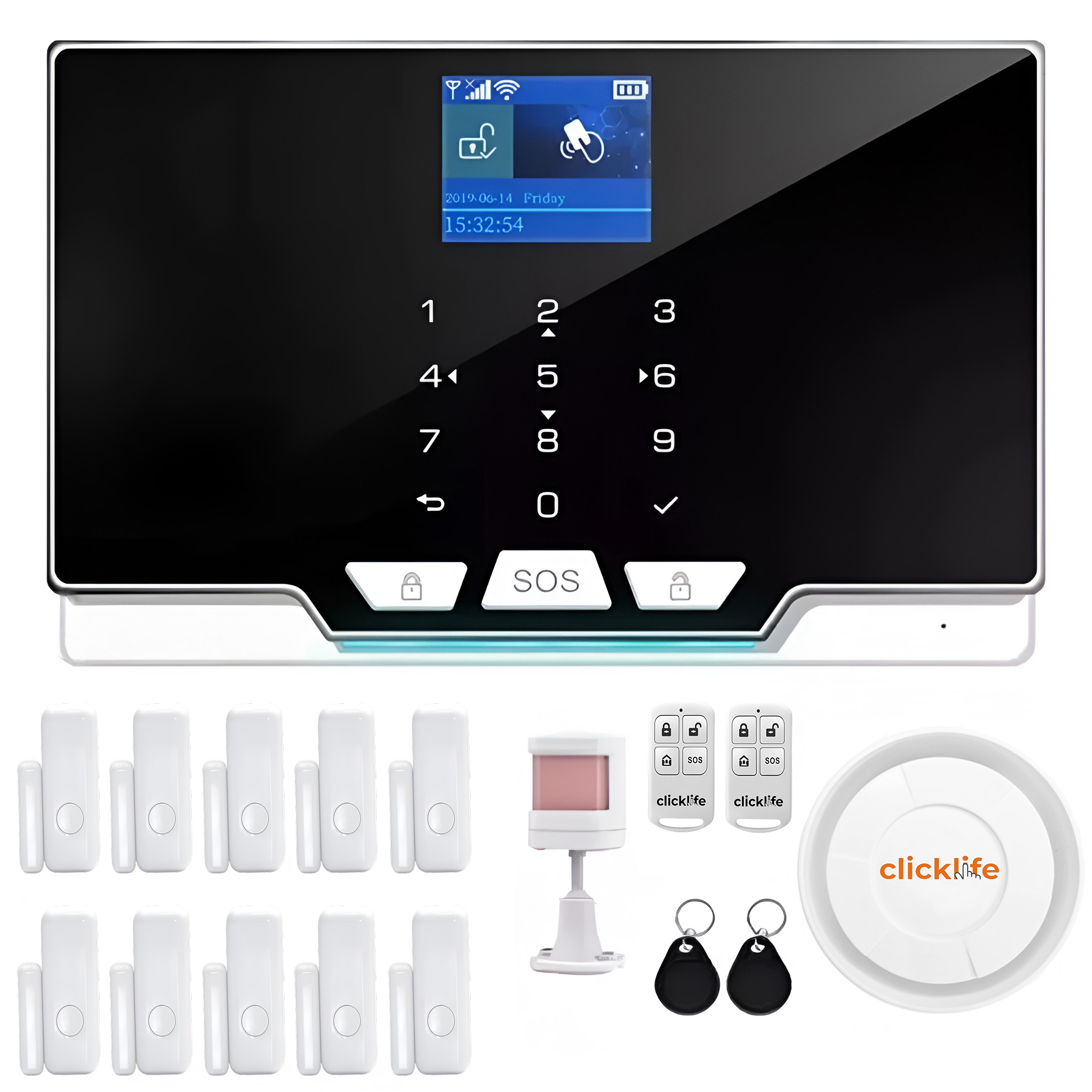 Alarma Wifi Gsm 3G App Casa Kit 11 Seguridad Inalambrica