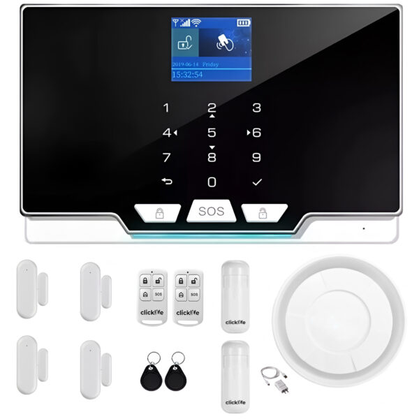 Alarma Casa Negocio Gsm 3G Wifi Inalámbrica Kit 6 Sensores