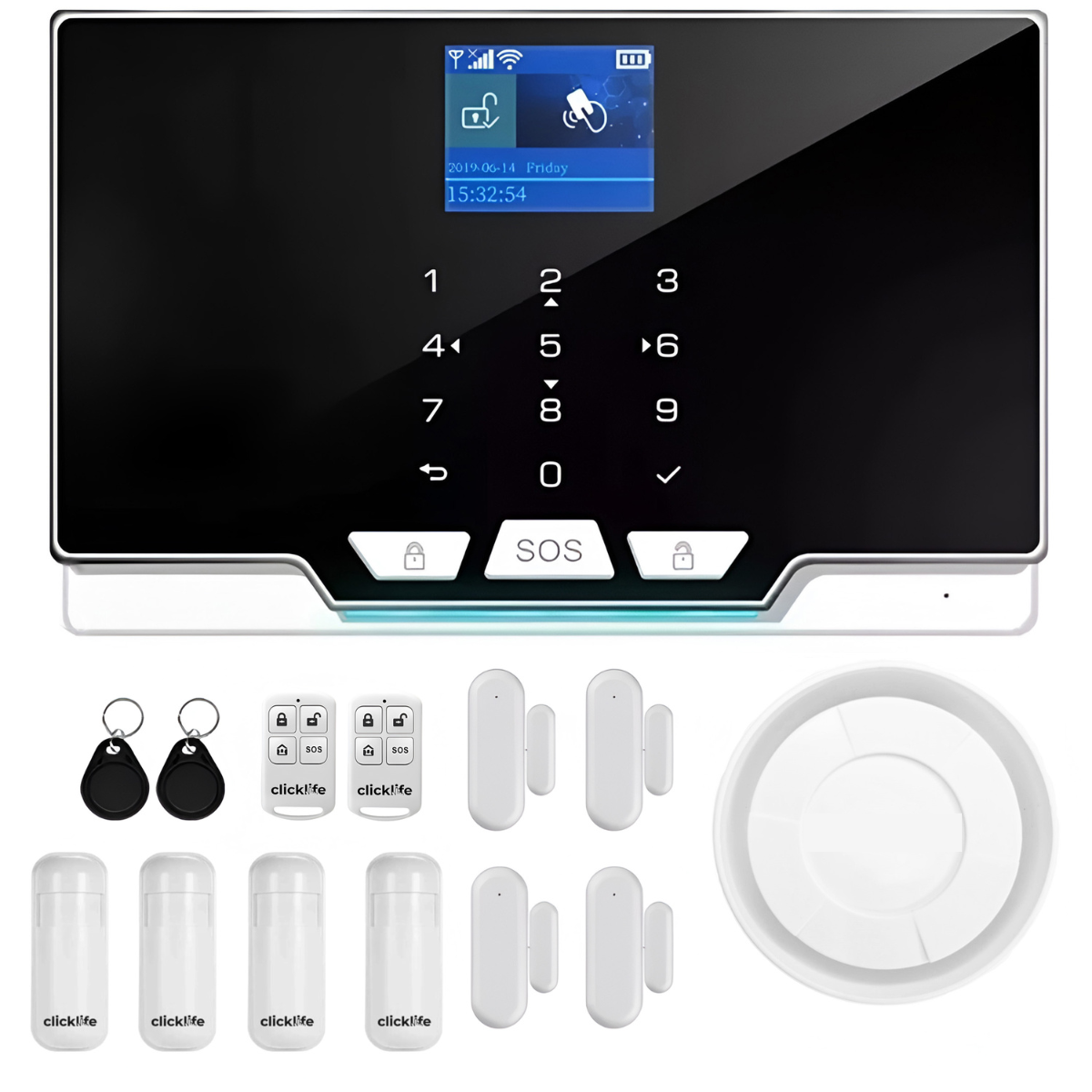 Alarma Wifi Gsm 3G App Casa Kit 8 Seguridad Inalambrica