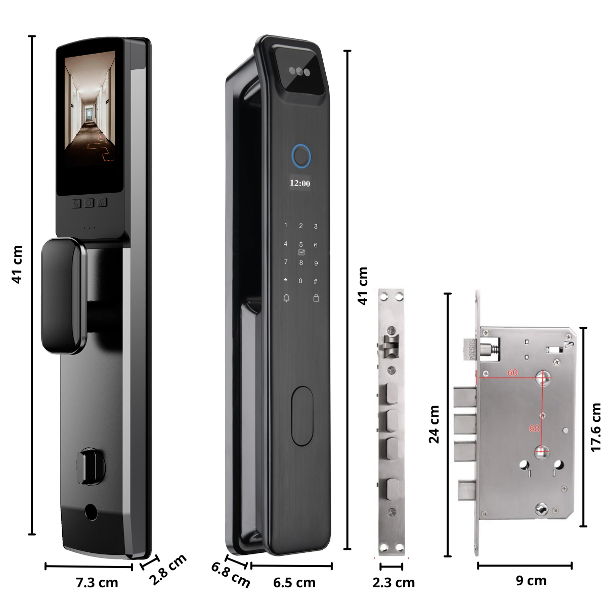 Cerradura Inteligente Wifi Digital Reconocimiento Facial App Wishome - Imagen 7