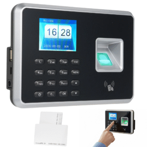 Reloj Checador Huella Digital, Tarjeta Rifd, Contraseña Pantalla A Color