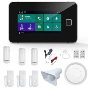 Alarma Casa Negocio Wifi Chip Celular Gsm 4g Doble Sirena Cableada de 4 metros