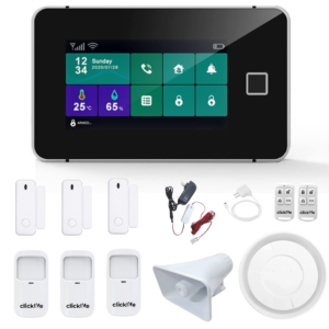 Alarma Casa Negocio Wifi Chip Celular Gsm 4g Doble Sirena Cableada de 4 metros