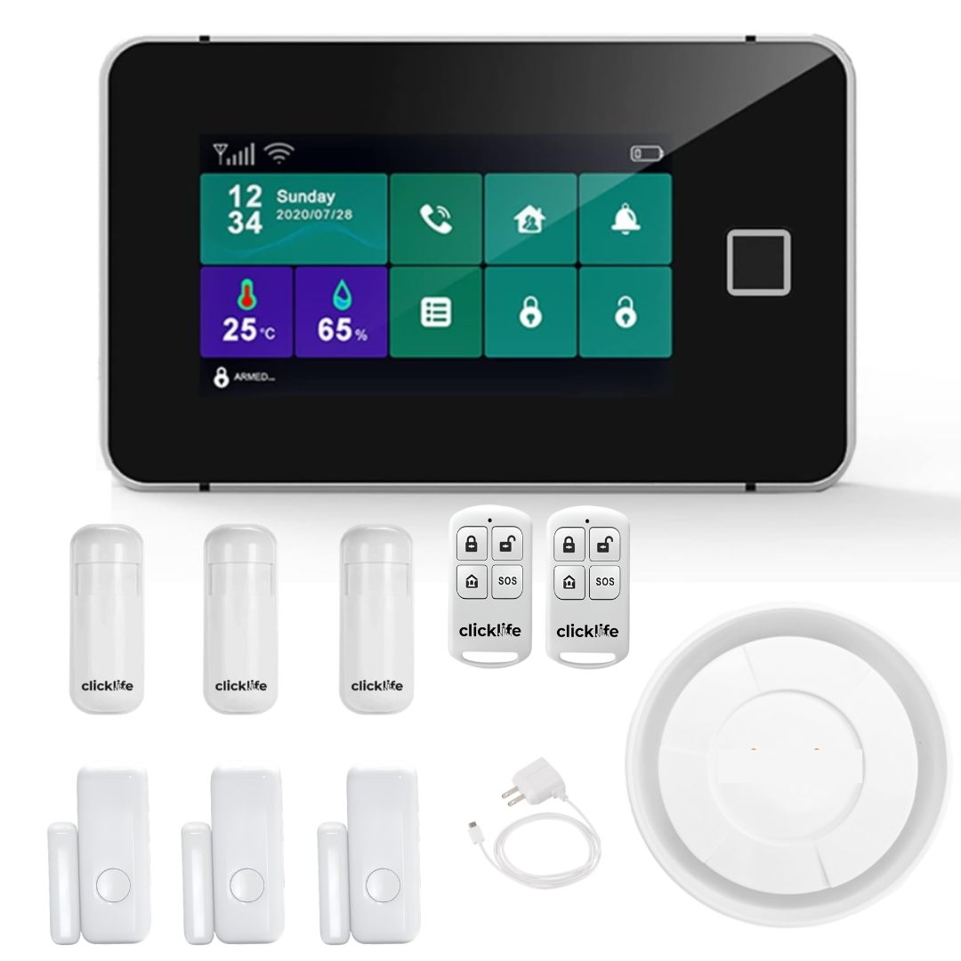 Alarma Casa Negocio Wifi Chip Celular Gsm 4g Kit 6